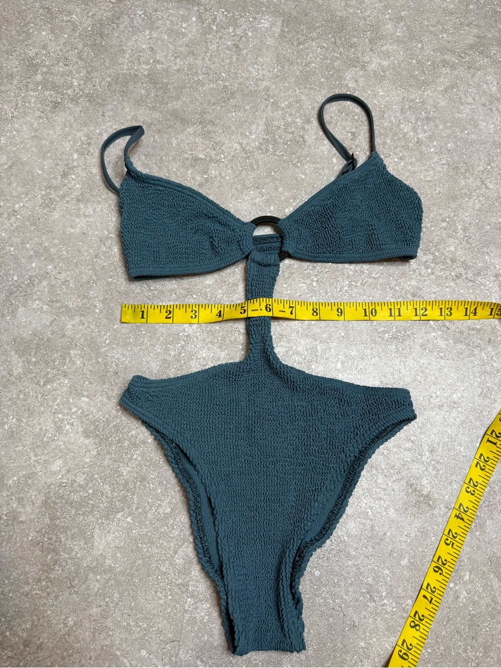 Bond-Eye Australia Halcyon Crinkle Ring Cabai One Piece Swim Suit blue onesize - Picture 4 of 12
